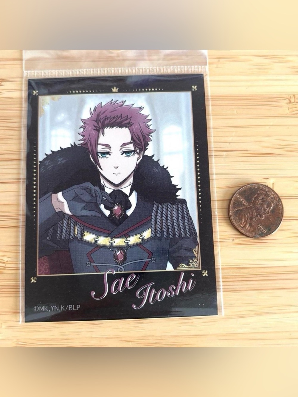 Rare Blue lock photo card style sticker